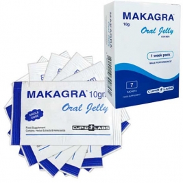 Jeleu pentru potenta Makagra, gel pentru stimularea erectiei (cutie cu 7 plicuri)