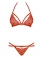 Set bikini - sutien cu dantela - rosu  S/M