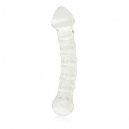 Dop anal din scticla Glass Romance Clear 17,8 cm