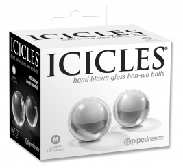 Bile gheise sticla - Icicles Medium Glass Ben-Wa Balls