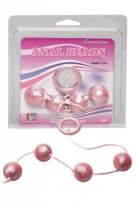Bile anale Marble Collection Anal Beads Large Pink