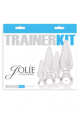 Dopuri anale - Jolie set 4 buc Trainer Kit Clear