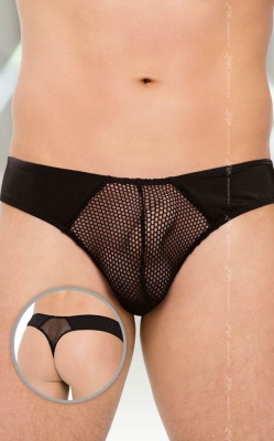 Tanga barbati - negru   XL