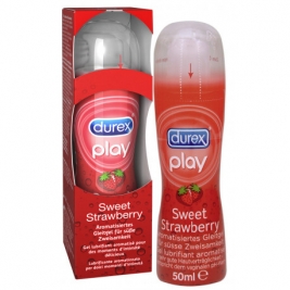 Lubrifiant DUREX PLAY 50ml capsuni