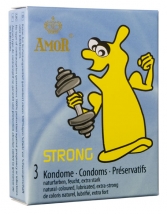  Prezervative AMOR STRONG - 3 buc.