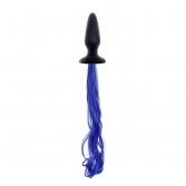  Dop anal cu coada Unicorn - albastru