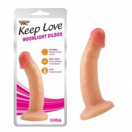 Dildo cu ventuza - Moonlight Dildo 18 cm 