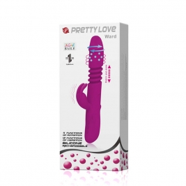 Vibrator Pretty Love Ward cu miscare inainte-inapoi