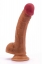 Dildo cu ventuza Dual-layered Silicon 20 cm