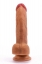 Dildo cu ventuza Dual-layered Silicon 20 cm