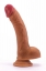 Dildo cu ventuza Dual-layered Silicon 20 cm