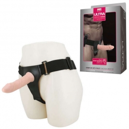 Hollow strap-on cu vibratii pt. barbati