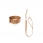 Zgarda cu lesa MAZE - Wide choker with leash brown