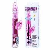  Vibrator iepuras cu cap rotabil Throbbing butterfly 