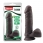 Dildo cu ventuza Fashion Dude- 20 cm Cock  Brown