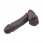 Dildo cu ventuza Fashion Dude- 20 cm Cock  Brown