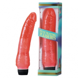 Vibrator JELLY pink 18,5 cm