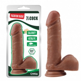 Dildo cu ventuza Fashion Dude- 19 cm Cock  Latin