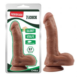 Dildo cu ventuza Fashion Dude- 20 cm Cock Latin