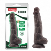  Dildo cu ventuza Fashion Dude- 21 cm Cock Brown