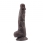 Dildo cu ventuza Fashion Dude- 21 cm Cock Brown