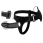 Strap on dildo cu vibratii 16 cm unisex
