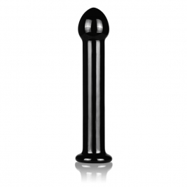 Dildo din sticla Glass Romance black