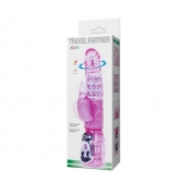  Vibrator iepuras cu cap rotabil Travel Partner