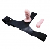  Jessica Strap-On dublu mini Dildo pentru femei