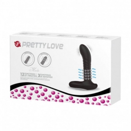 06 Stimulator anal Pretty Love cu vibratii si rotatii