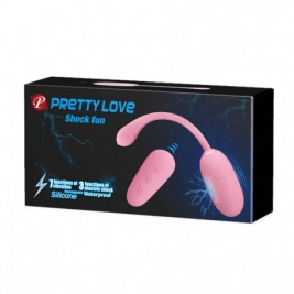 Ou vibrator cu soc electric Pretty Love Shock fun