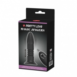 05 Vibrator anal Pretty Love Magic Jingers - cu miscare inainte-inapoi