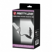  Inel erectie si dop anal cu vibratii Pretty Love III