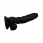 Dildo cu ventuza Labour - Black 20 cm