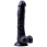 Dildo cu ventuza Black Veined Dong 25 cm