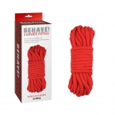  Franghie 10 m rosu Bing Love Rope - Luxury Fetish