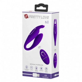 10 Vibrator Pretty Love Bill cu telecomanda