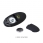 Multi Function Electro Sex Kits Massager With 2 Nipple Clips