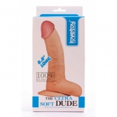  Dildo cu ventuza The Ultra Soft Dude 22 cm