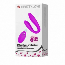 10 Vibrator Pretty Love Letitia cu telecomanda