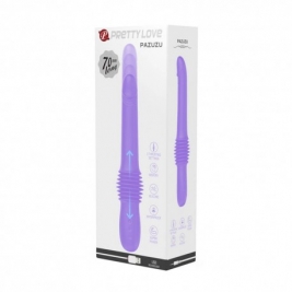 Vibrator Pretty Love Pazuzu cu miscare inainte/inapoi violet