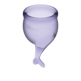Cupa Menstruala Satisfyer Feel Secure Menstrual Cup Lilla 