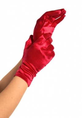 Manusi Satin Gloves - rosu S/L