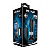  10 Dop anal cu vibratii si rotatii Mr. Play Rotation Beads Anal Plug