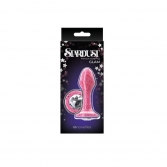  Dop anal din sticla Stardust - Glam - Pink