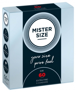 Prezervative MISTER SIZE 60 mm  3 buc.