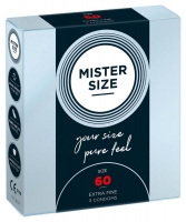  Prezervative MISTER SIZE 60 mm  3 buc.