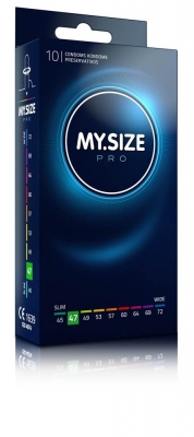 Prezervative MY SIZE PRO Latex 47 mm - 10 buc