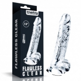  Dildo cu ventuza Flawless Clear Dildo 19 cm