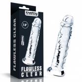  Dildo cu ventuza Flawless Clear Dildo 18 cm